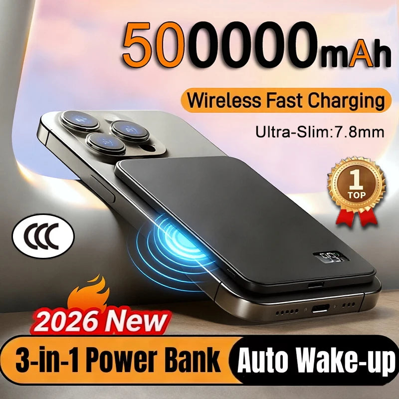 Magnetic Wireless Power Bank PD Fast Charging With Display