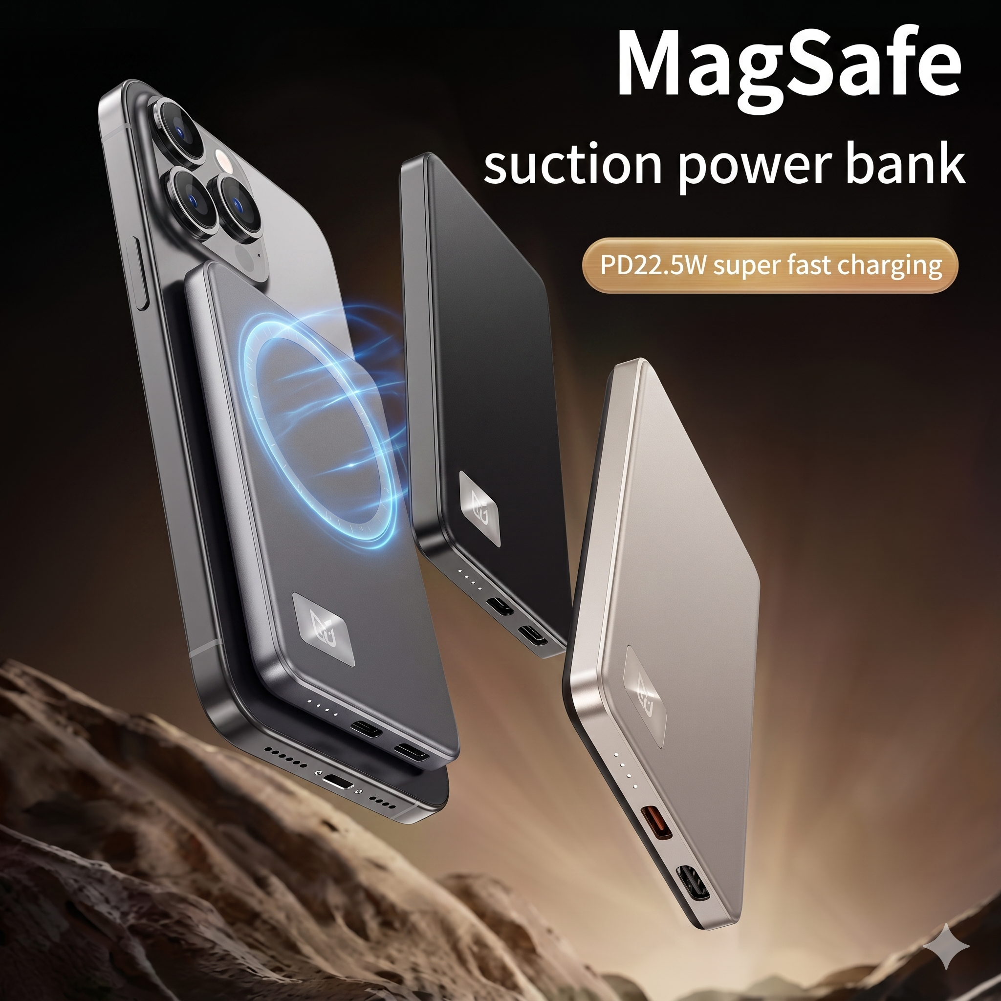 PowerBank Pro 50000mAh MagSafe Charger
