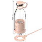 Pink Color Portable Electric Juicer Cup – USB Rechargeable Blender