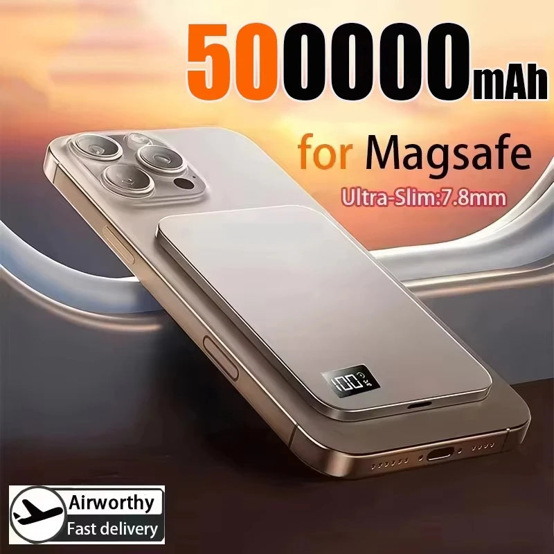 Magnetic Wireless Power Bank PD Fast Charging With Display