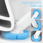 Disposable Head Toilet Brush Set With Long Handle
