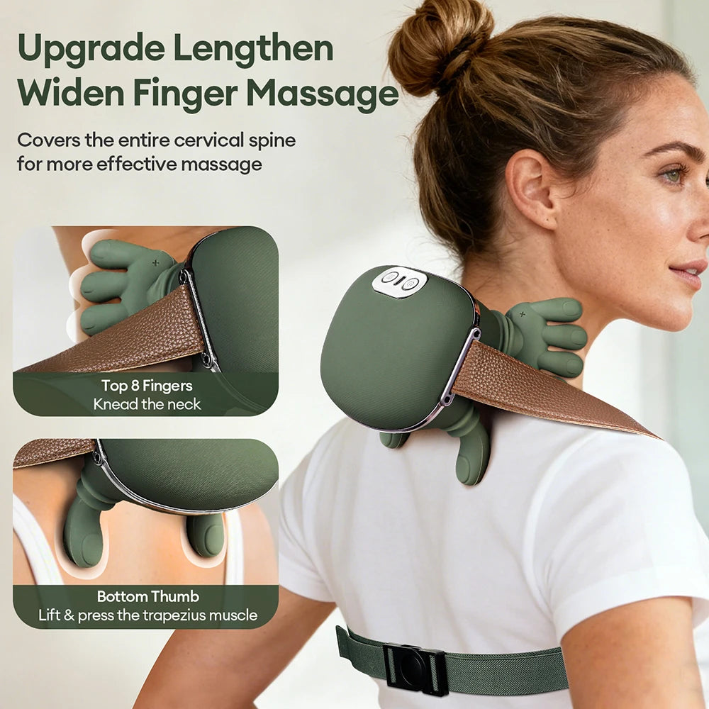4D Neck And Shoulder Massager – Wireless Finger Kneading