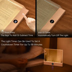 USB Rechargeable LED Book Light and Night Light 2-in-1