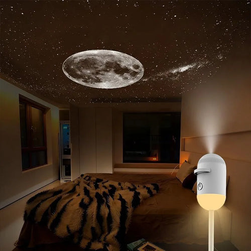 Mini Galaxy Star Projector Night Light for Room & Car