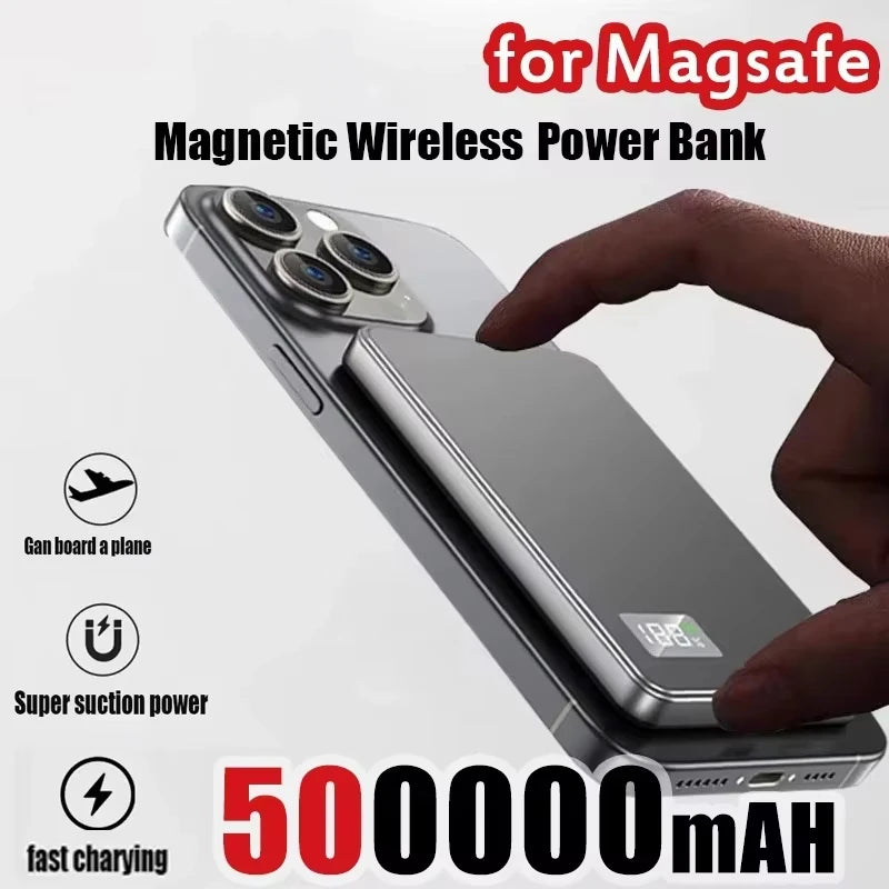 Magnetic Wireless Power Bank PD Fast Charging With Display